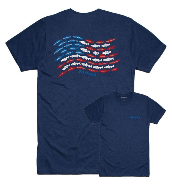 Simms Upstream USA T-Shirt Simms Upstream USA T-Shirt
